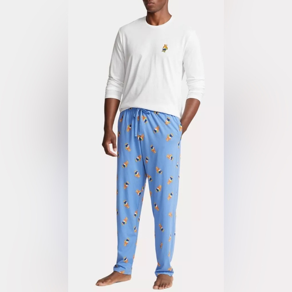 NWT - Polo Ralph Lauren Men's Polo Bear Sleepwear Set - Size L